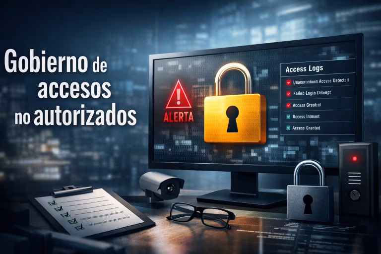 Gobierno de accesos no autorizados y control de seguridad empresarial